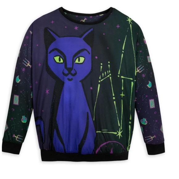 💜🎃  Disney Hocus Pocus. Sanderson Sisters/Binx long sleeve Reversible Sweater - Picture 2 of 15